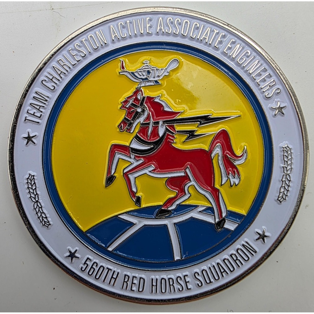560th Red Horse Squadron 2008 Joint Base Charleston SC Challenge Coin